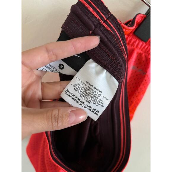 Nike Shorts Women's Small Red Running Dri-Fit Drawstring Activewear Performance - Picture 5 of 7